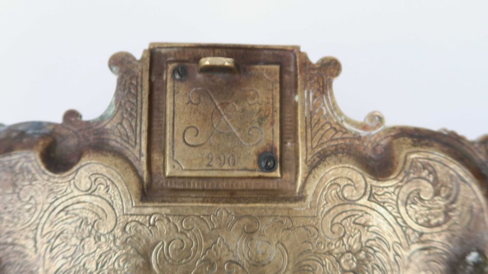 Tinteiro antigo Arte Nova com alma Vista Alegre