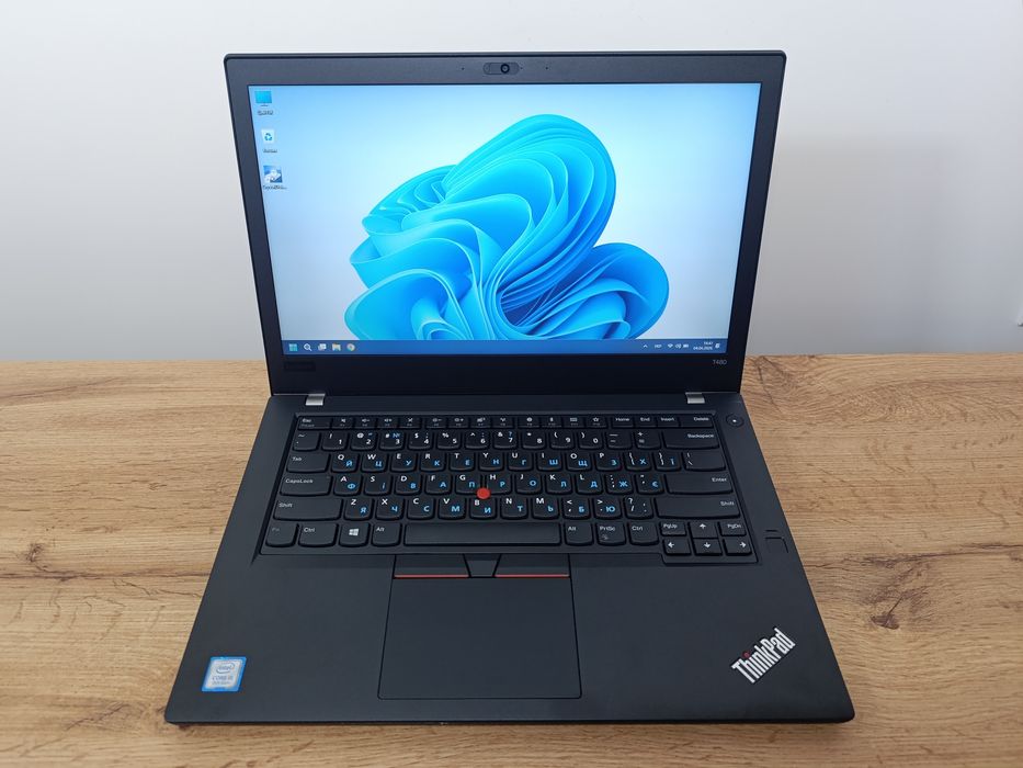 14' ноутбук Lenovo Thinkpad T480/i5-8250U/SSD+HDD/8GB DDR4/АКБ 0% знос