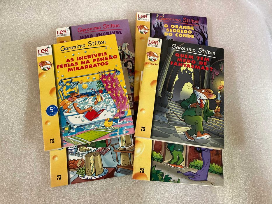 Livros da Colecção Geronimo Stilton Editorial Presença