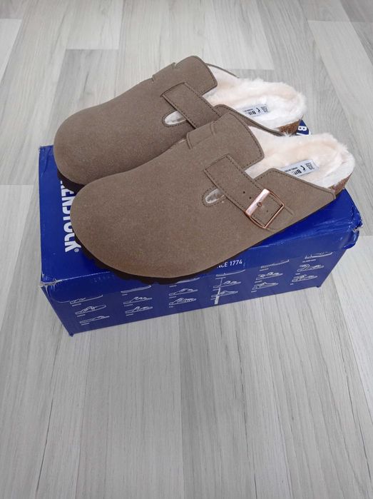 Klapki Birkenstock ocieplane