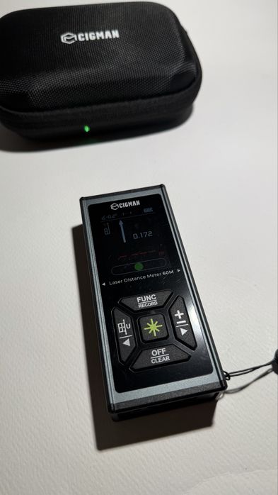 Cigman Pack Nivel + Medidor Laser Verde 120 mt