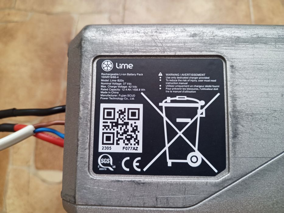 Батарея Li ion 36В 12,8Аг.