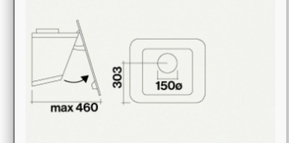 Витяжка наклонна FALMEC TAB 60