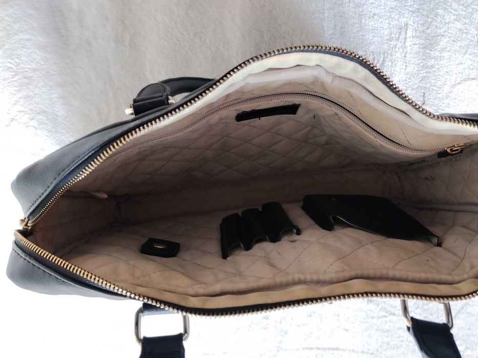 Torba na laptopa 15" Stackers | Czarna Aktówka 3w1