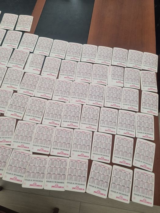Vintage calendarios coleção Amizade e Alegria