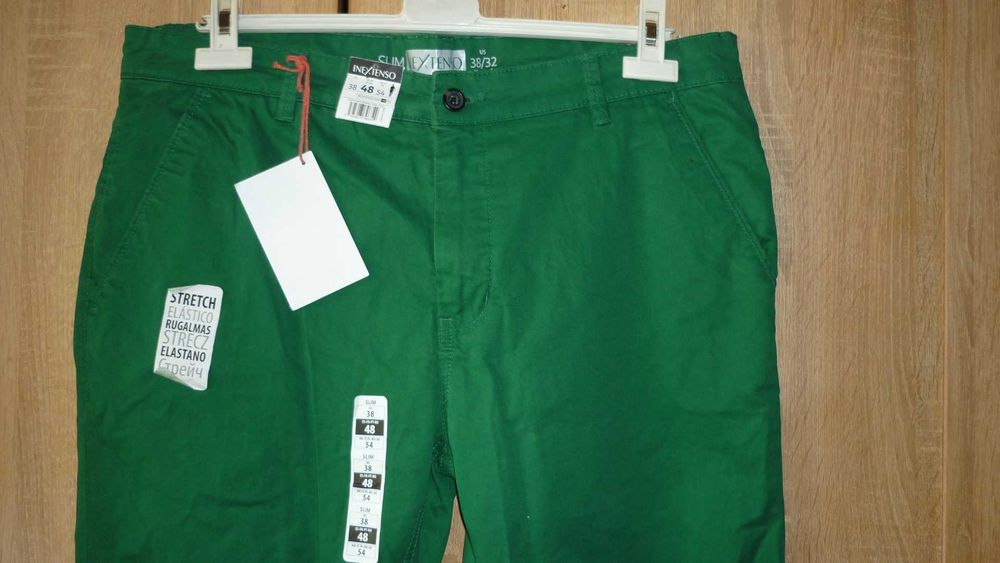 Inextenso- męskie nowe spodnie bawełniane  r; 38