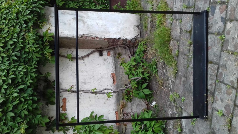 Stojak Odzieżowy Duży Żeliwny metalowy czarny loft