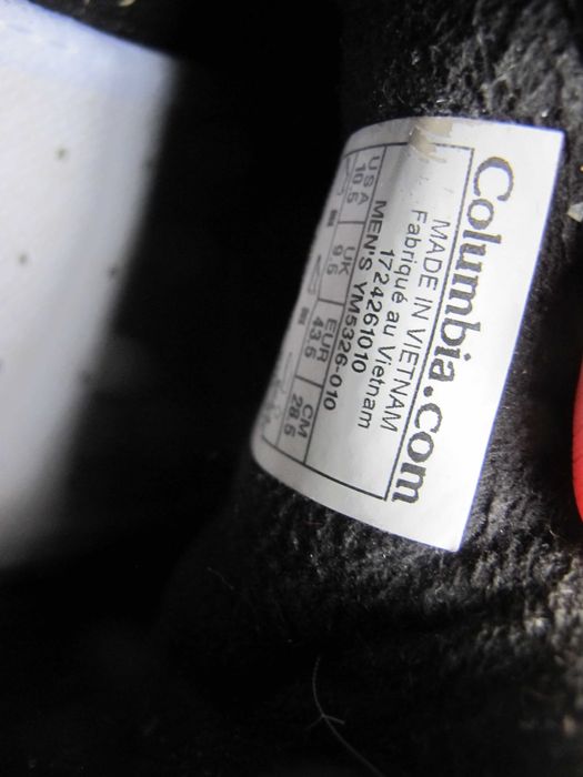 Трекінгові  кроссовки Columbia теплі