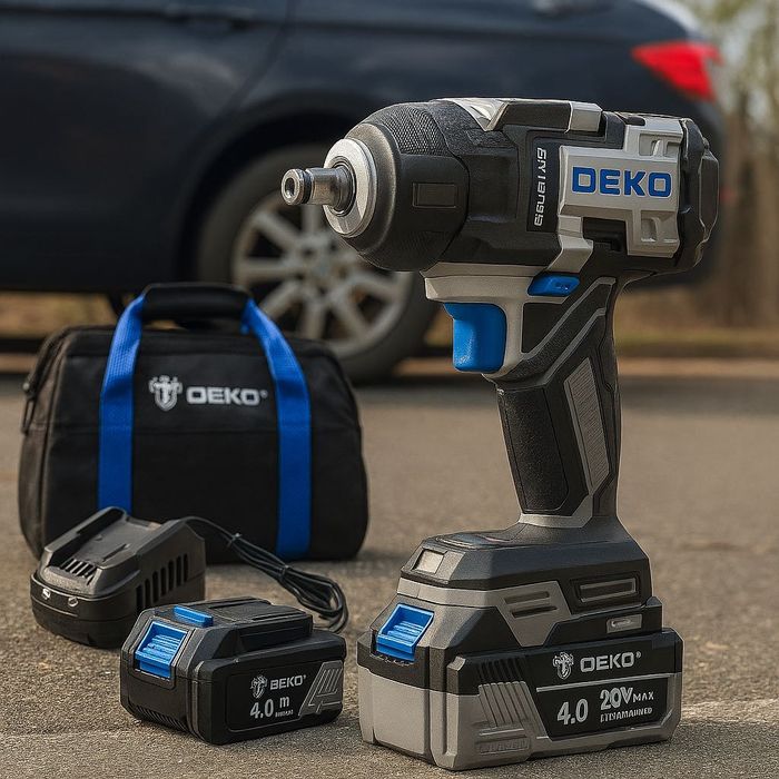 Klucz Udarowy Akumulatorowy Bezszczotkowy 1/2'' Do Kół 800nm Aku Mocny