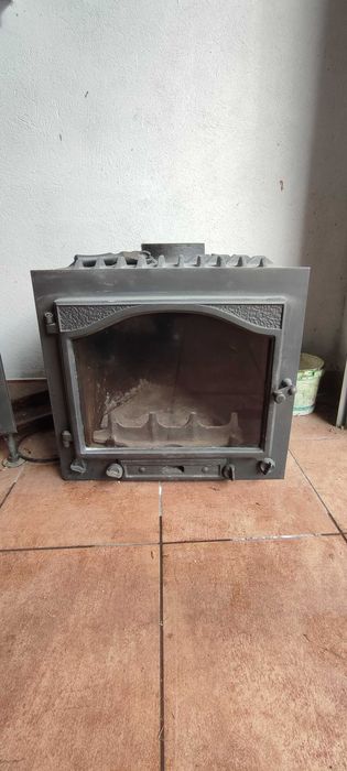 Kominek Norweski 14kw jak nowy zestaw komin strażak