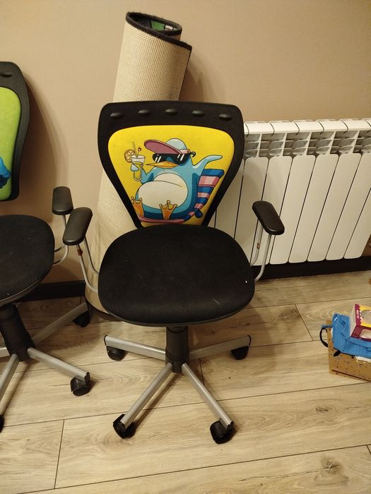 Fotele obrotowe dziecięce 2szt