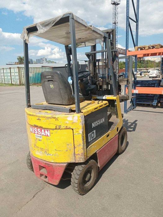 Навантажувач Nissan електричний, 3м підйом погрузчик кара 1т.