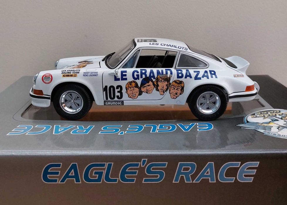 Miniatura Porsche 911 Carrera RSR 2.7 #103 de 1973 Eagle's Race 1:18