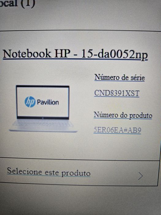HP 15-da0052np .i5 8250U.8gb DDR4.nvme 120gb.