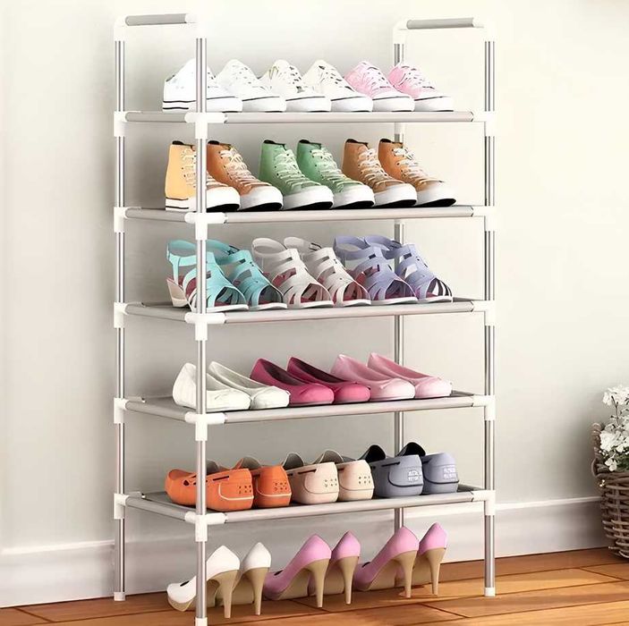 Полиця для взуття обувний стелаж для зберігання на 6 ярусів
