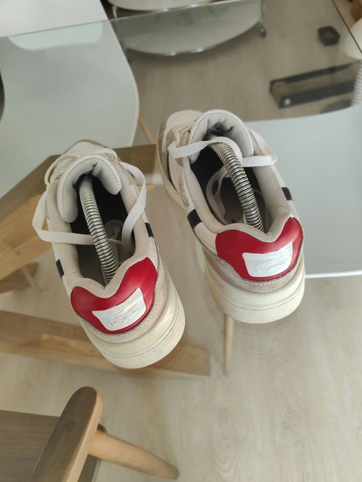 Dois pares de sapatilhas usadas, adidas, lacoste 41