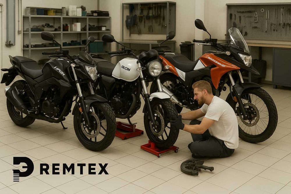 Ремонт мотоциклів Lifan, Geon, Musstang–двигун, трансмісія, електрика