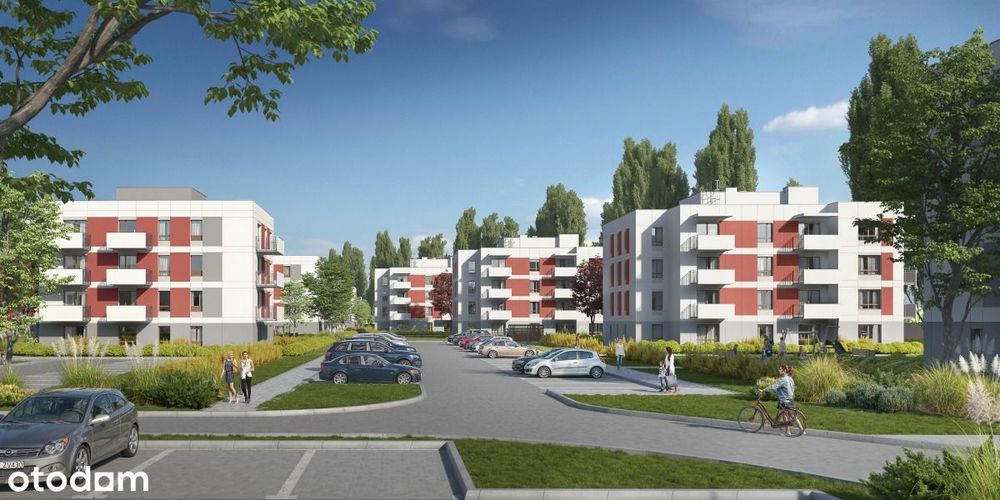 2-pokojowe mieszkanie 46m2 + ogródek