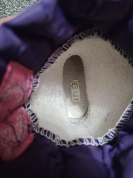 Kalosze ocieplane r.26/27