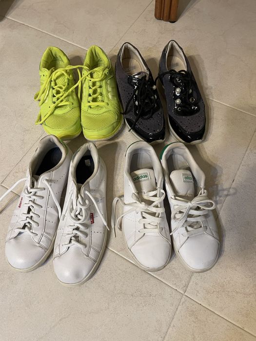 Tenis varios tamanhos e marcas