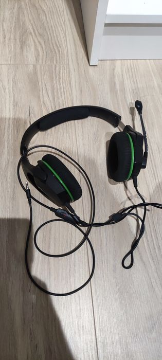 Słuchawki gamingowe HyperX CloudX przewodowe czarno-zielone