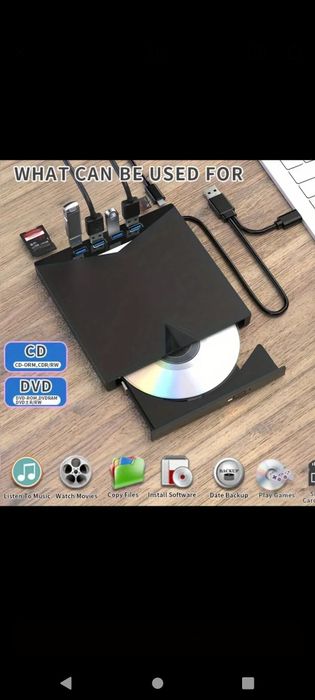 Przenośny napęd CD/DVD