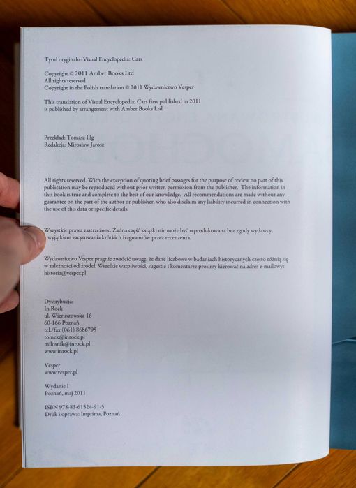 Ilustrowana Encyklopedia Samochody Ponad 1800 Ilustracji Vesper Klasyk