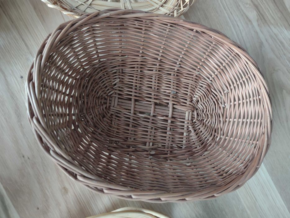 Koszyki 3 koszyczki wiklinowe na chleb