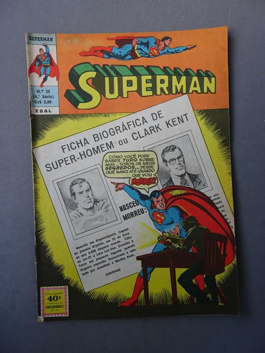 Livro - EBAL - Superman nº 25 (4ª série)