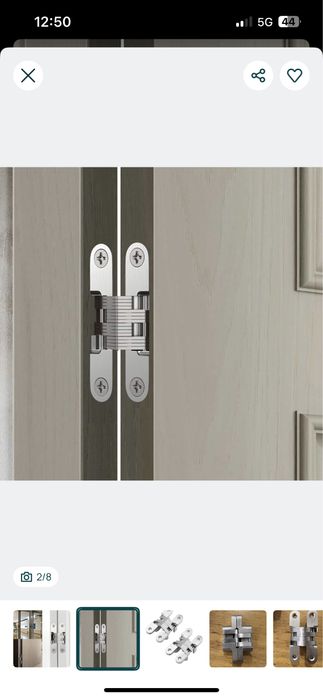 Dobradiças portas invisíveis ocultas ignos - NOVO