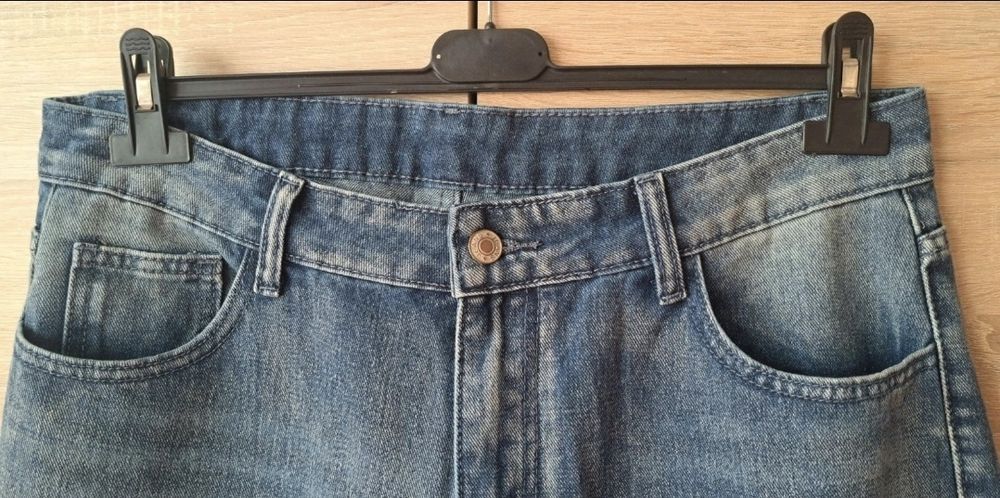 Szerokie spodnie jeansowe XL