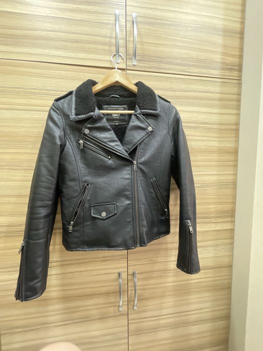 Куртка кожанка шкірянка в стиле Zara тренд новая Европа