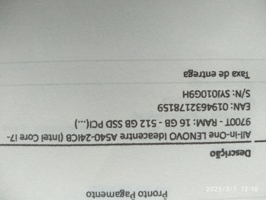 Computador All-in-One LENOVO e impressora Canon Mg5150