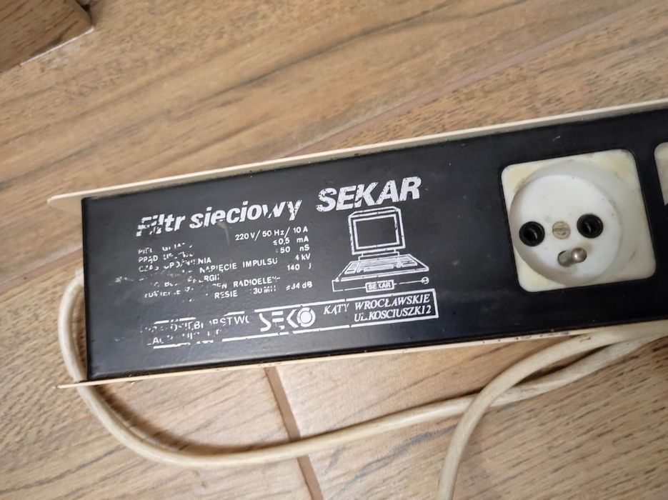 Filtr sieciowy Sekar ,przedłużacz, listwa.