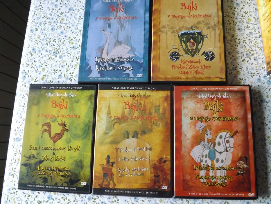 Bajki z mojego dzieciństwa Mikhail Baryshnikov  5 dvd zremasterowane