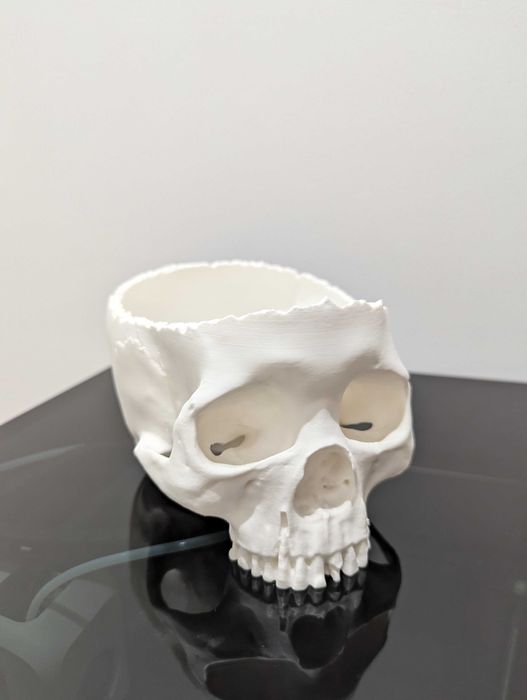 Miska czaszka na cukierki Halloween