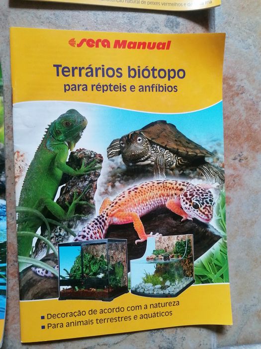Lote Revistas/manuais para Aquário JBL e SERA