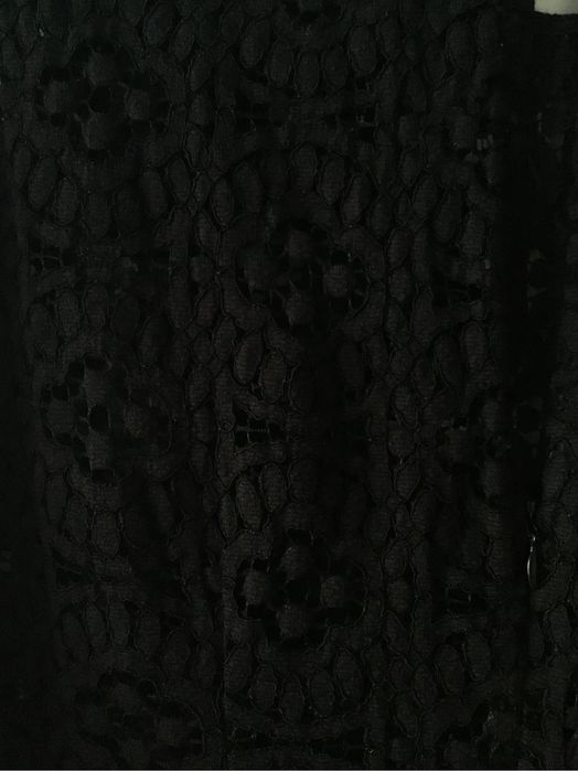 Vestido renda preto Zara