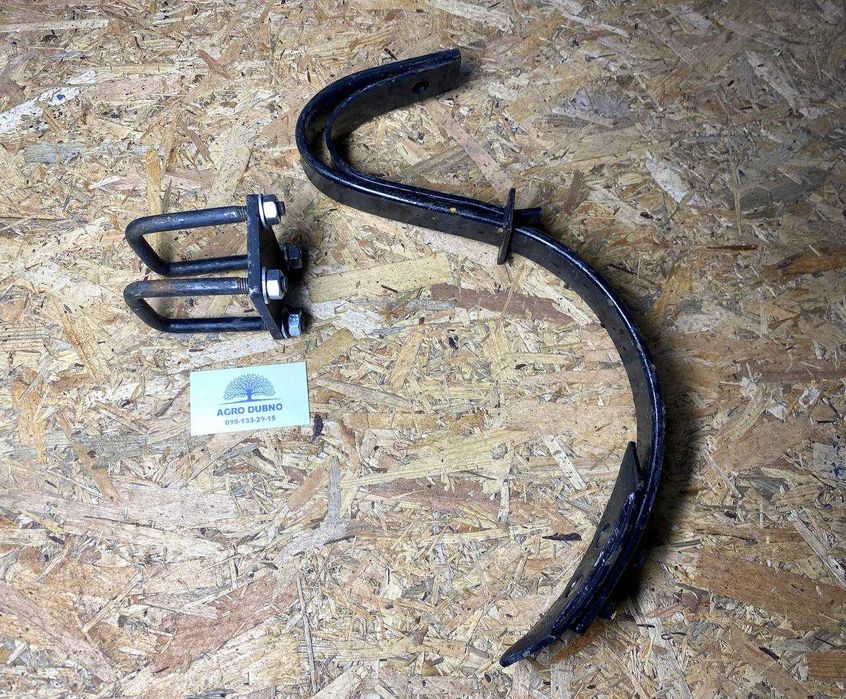 Лапа  на культиватор стойка+накладка S-подібна у зборі.стійка,долар