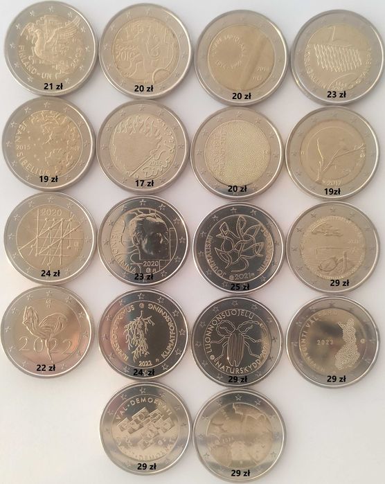 monety 2 euro Finlandia