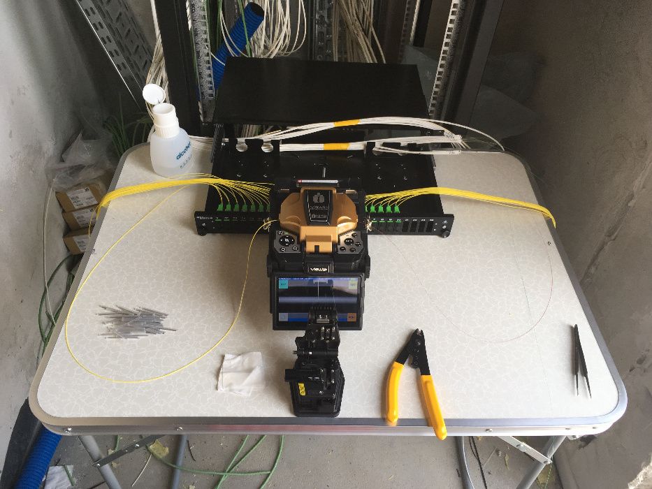 Spawanie Światłowodów, Pomiary i wdmuchiwanie sieci Światłowody