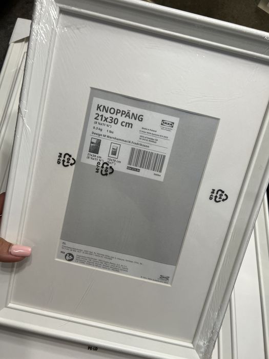 Zestaw ramek ikea knappang
