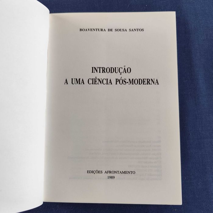 Boaventura de Sousa Santos - Introdução a Uma ciência pós-moderna