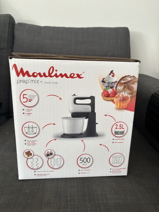 Batedeira Moulinex PREP'MIX+ com Taça HM464110