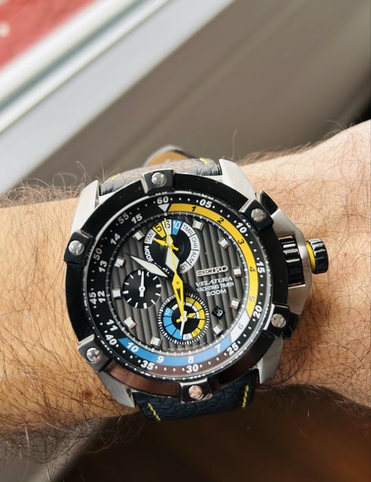 Vendo relógio Seiko Velatura Yachting Timer, como novo