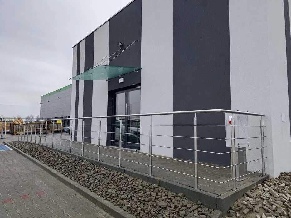Balustrady nierdzewne podjazdy dla osób niepełnosprawnych