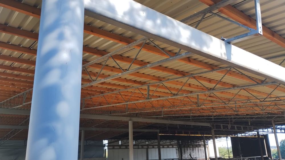 Konstrukcja ocynkowana bindry kratownice 6.3m