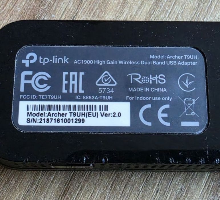 Karta TP-Link Archer T9UH AC1900 v2 wifi wlan