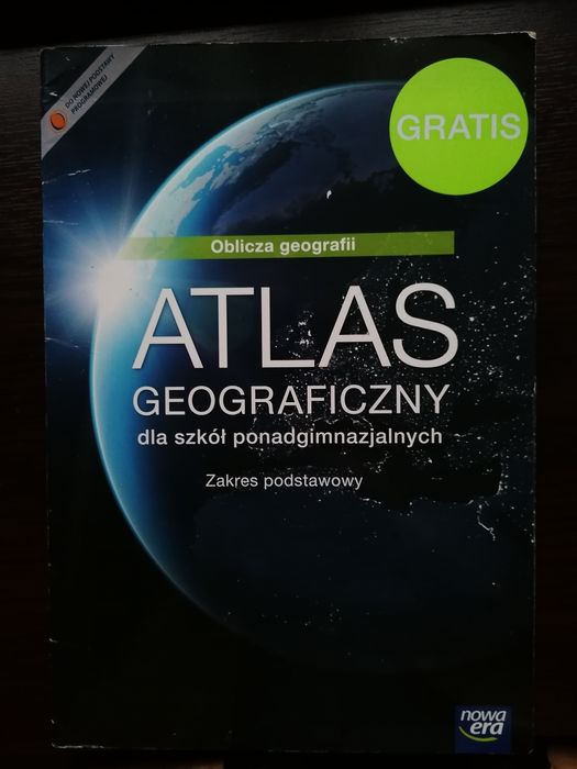 Atlas Geograficzny Polska, kontynent, świat; gimnazjum; nowa era