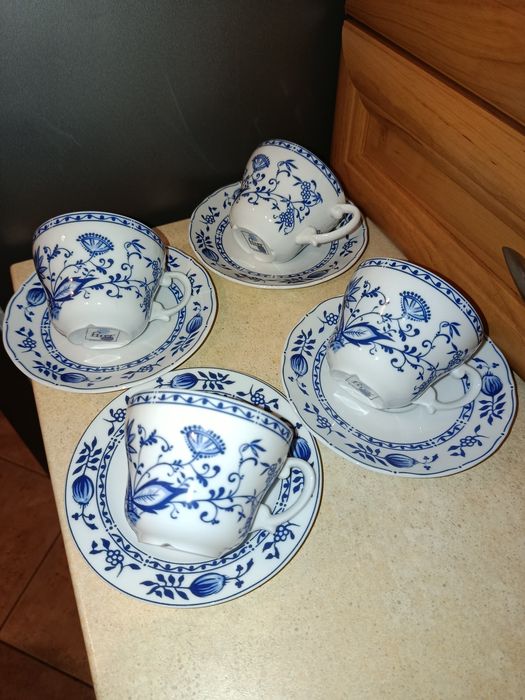 Śliczne stare duo porcelana